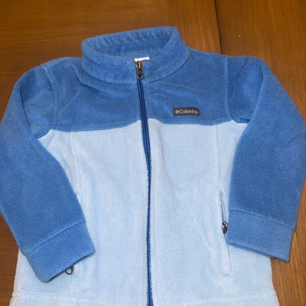 Columbia Kids Blue Two-Tone Fleece Jacket